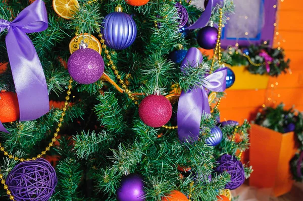 Árbol de Navidad de cerca — Foto de Stock