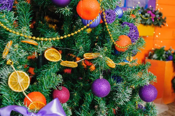 Árbol de Navidad de cerca — Foto de Stock