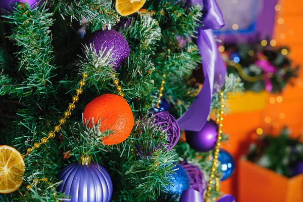 Kerstboom dicht omhoog — Stockfoto