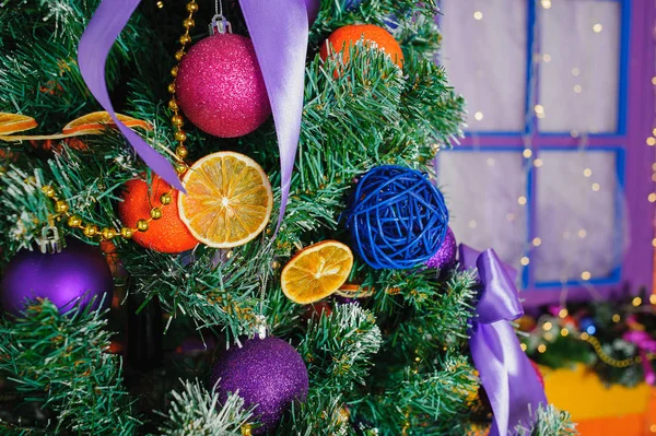 Árbol de Navidad de cerca — Foto de Stock