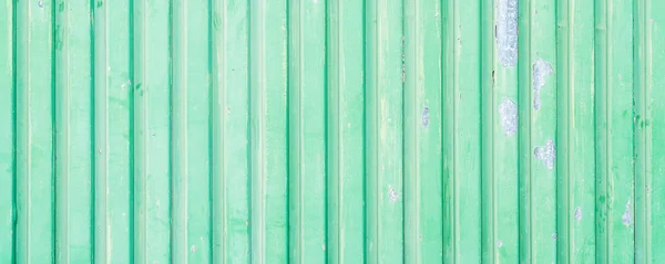 Parete in alluminio verniciato verde — Foto Stock