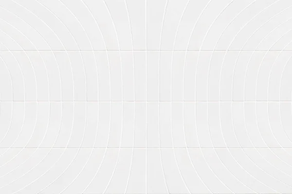 Καμπύλο λευκό κεραμικό μωσαϊκό με κάθετη δομή — Φωτογραφία Αρχείου
