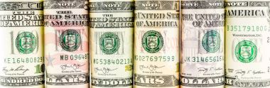 Amerikan Doları banknot, bir satır alır