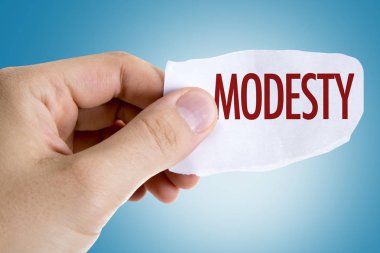 el işareti ile kağıt tutarak