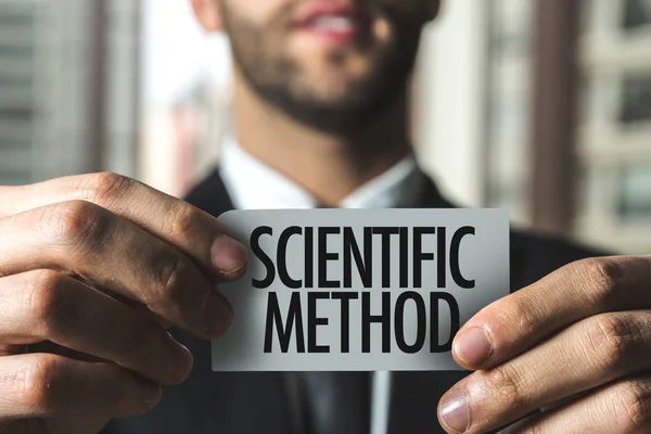 Işareti bilimsel yöntem ile kağıt — Stok fotoğraf