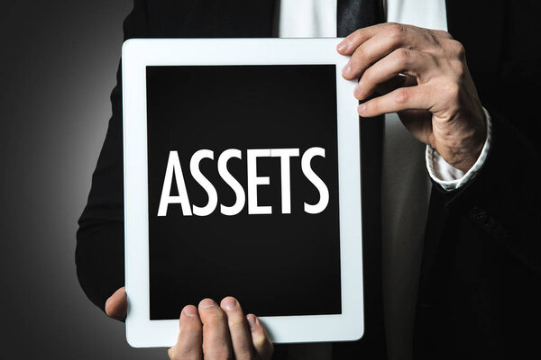 tablet with inscription Assets