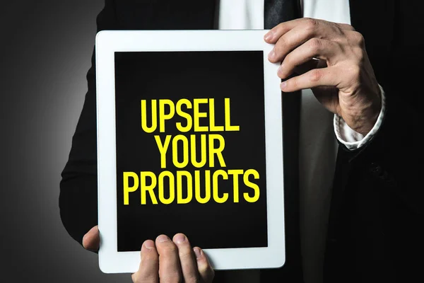 Inscrição upsell seus produtos — Fotografia de Stock