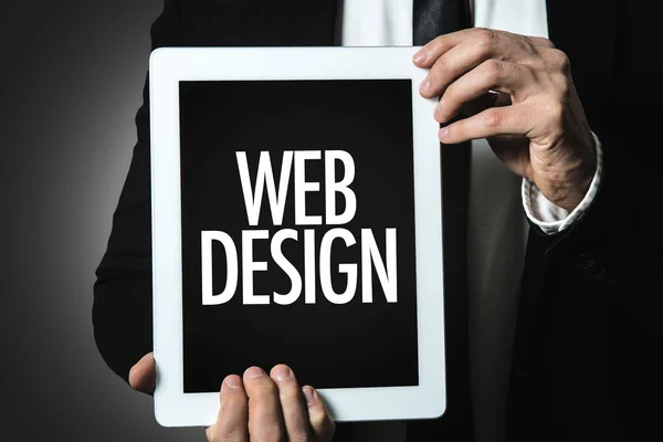 Inscrição Web Design — Fotografia de Stock