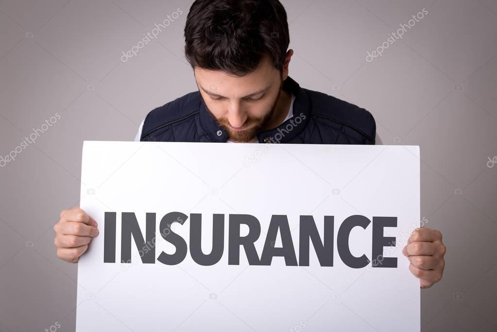 paper with sign insurance