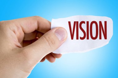 el işareti ile kağıt tutarak