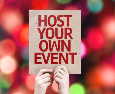 Host Your Own Event clipart