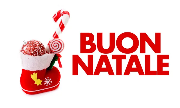 Concetto di Natale immagine con testo — Foto Stock