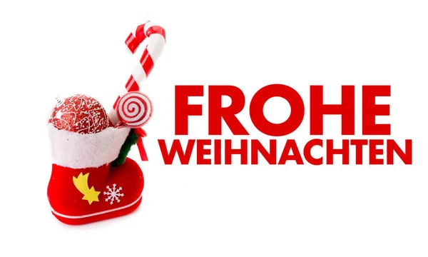 Weihnachtliches Konzeptbild mit Text — Stockfoto