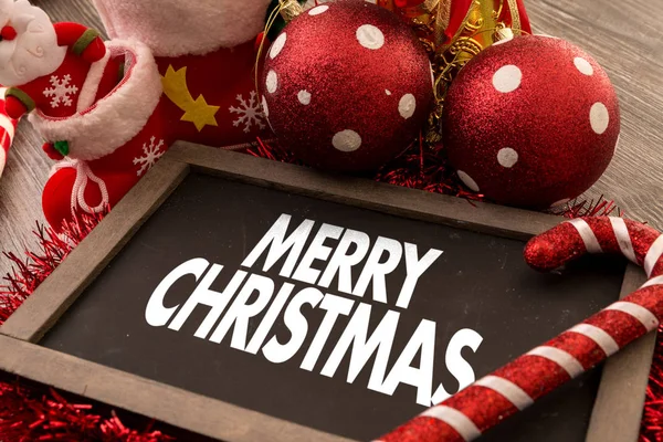 Jul och nyår text — Stockfoto