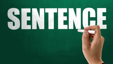 Kara tahta işaret cümle