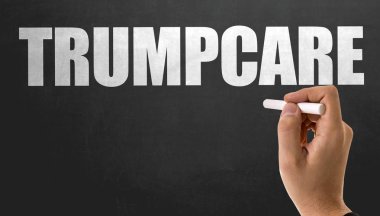 trumpcare kara tahta üzerinde oturum