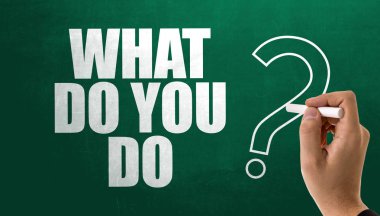 Kara tahta ne yapıyorsun işareti