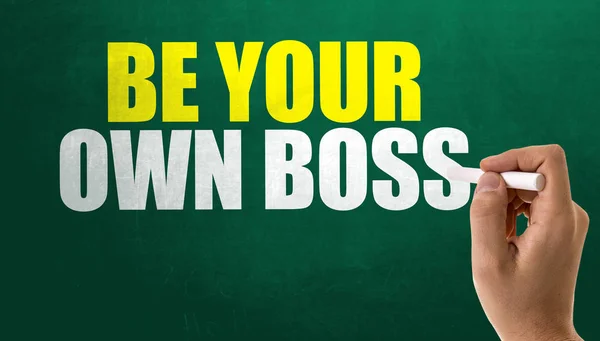 Sign be your own boss — Stock Photo, Image