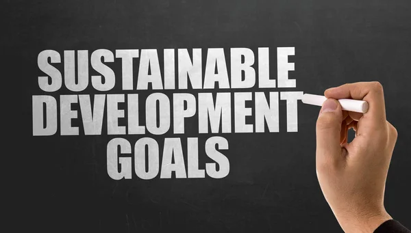 Sign sustainable development goals — Stock Photo, Image