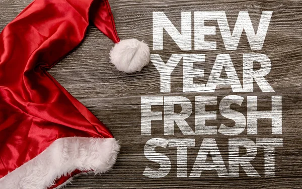 Sign new year fresh start — Stock Photo, Image