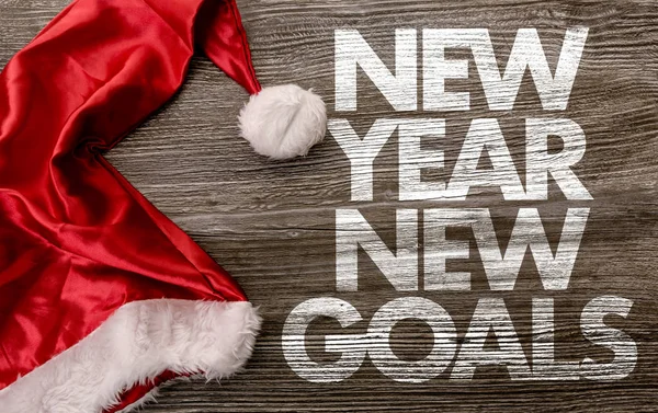 Registrera nytt år nya mål — Stockfoto