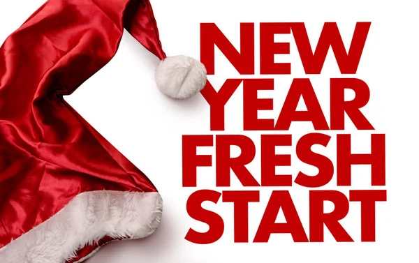 Sign new year fresh start — Stock Photo, Image