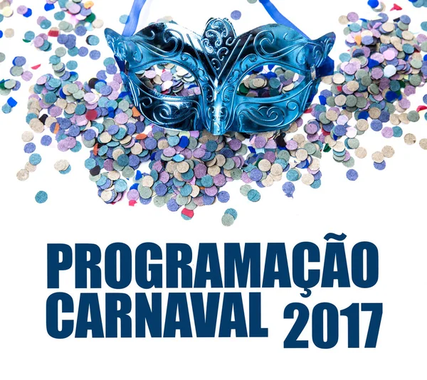 Sign programacao carnaval 2017 — Stok fotoğraf