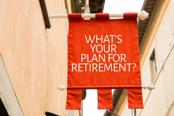 Vad är din plan för pensionering? — Stockfoto