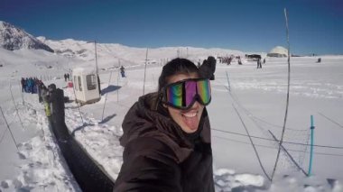 Ski Station kadında 360 görünümünü