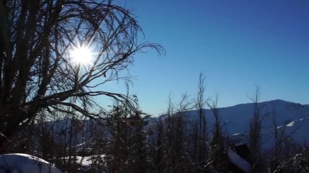 Farellones op Santiago, Chili — Stockvideo