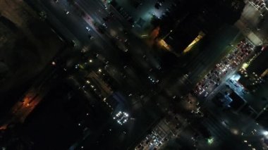 En iyi görünümü Faria Lima x Juscelino Kubitschek avenue, Sao Paulo, Brezilya