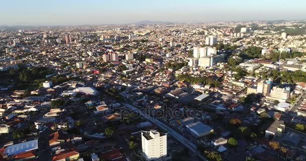 Vista aérea del distrito de Itaquera en Sao Paulo, Brasil — Vídeo de stock