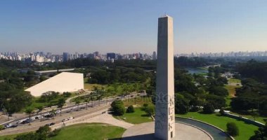 Ibirapuera Sao Paulo, Brezilya için havadan görünümü