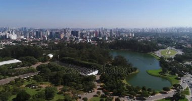 Ibirapuera Sao Paulo, Brezilya için havadan görünümü
