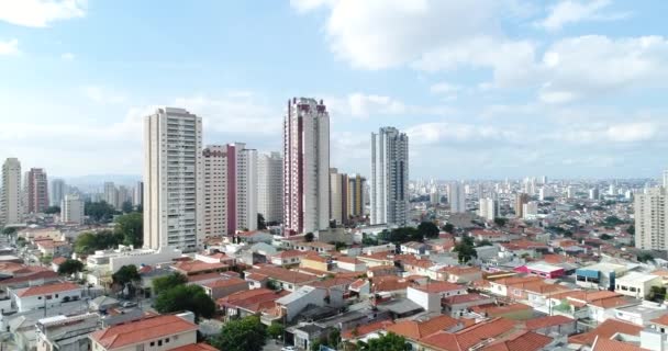 Aerial View of Tatuape, Sao Paulo, Brazil — Stock Video