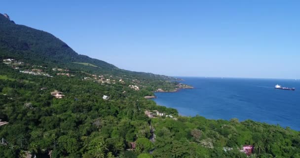 Vista aérea de Ilhabela, Brasil — Vídeo de Stock