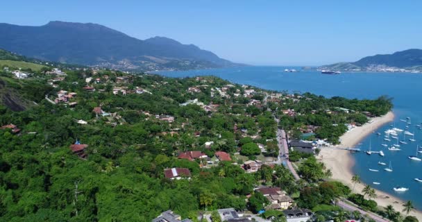 Vista aérea de Ilhabela, Brasil — Vídeo de Stock