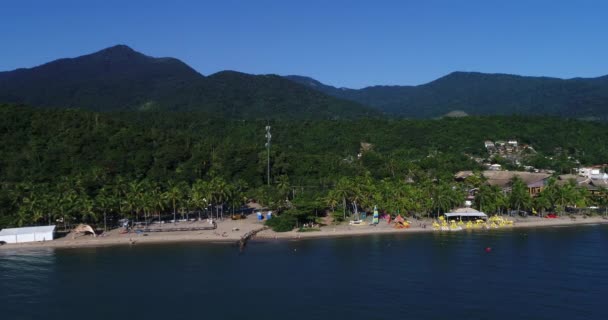 Luchtfoto van Ilhabela, Sao Paulo, Brazilië — Stockvideo