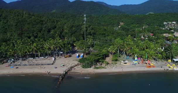 Αεροφωτογραφία του Ilhabela, Σάο Πάολο, Βραζιλία — Αρχείο Βίντεο