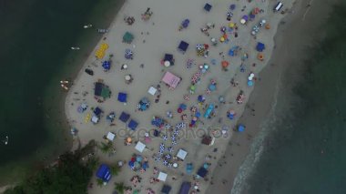 Barra en iyi görünümü yapmak Una Beach, Sao Paulo, Brezilya