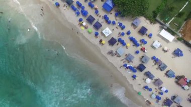 Üstten Görünüm Maresias, Sao Paulo, Brezilya