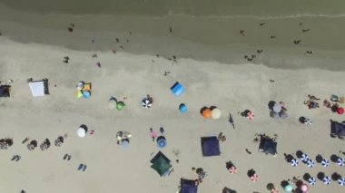 Bir Beach Üstten Görünüm