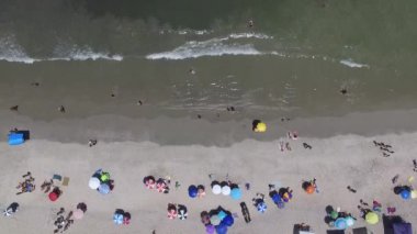 Bir Beach Üstten Görünüm