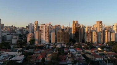 Sao Paulo şehir, Brezilya havadan görünümü