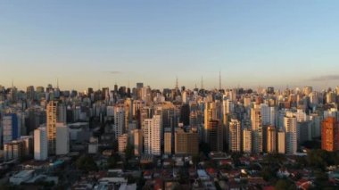 Sao Paulo şehir, Brezilya havadan görünümü