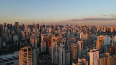 Sao Paulo şehir, Brezilya havadan görünümü