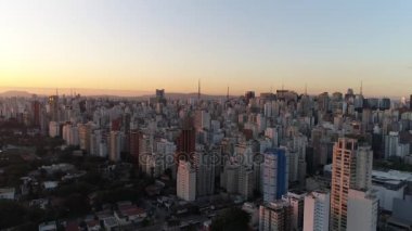Sao Paulo şehir, Brezilya havadan görünümü