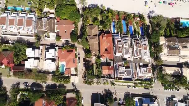 Vista aérea de la playa de Juquehy, Sao Paulo, Brasil — Vídeo de stock