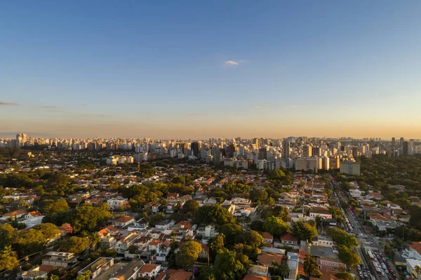 Widok na miasto Sao Paulo, Brazylia — Zdjęcie stockowe