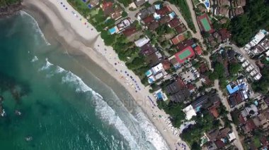 Juquehy Beach, Sao Paulo, Brezilya Üstten Görünüm